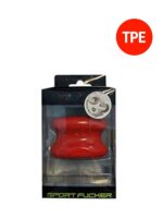 Sport Fucker TPE Muscle Ball Stretcher Red