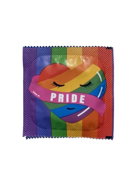 Rainbow Foil Condoms 100-Pack