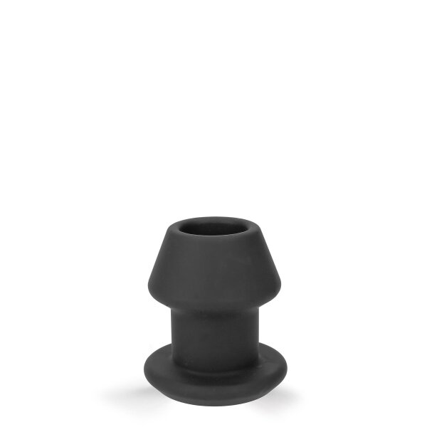 Rude Rider Hollow Anal Plug Small Black