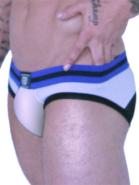 GB2 Gavin Brief Underwear White/Black/Royal