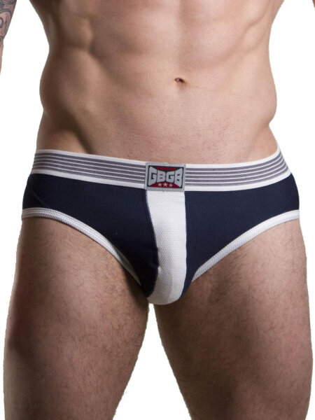 GBGB Theo Brief Underwear Navy/White