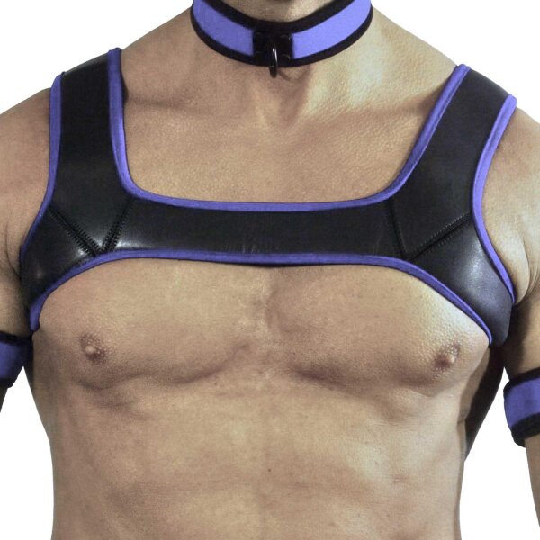 Rude Rider Neoprene Harness Black/Blue