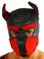 Rude Rider Neoprene Puppy Hood Red