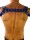 Rude Rider Shoulder Backstrap Harness Leather Black/Blue