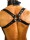 Rude Rider Shoulder X-Back Harness Leather Black/Black