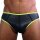 Rude Rider Neoprene Brief Open Back Bottoms Black/Yellow