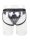 Rude Rider Neoprene Brief Open Back Bottoms Black/Grey