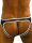 Rude Rider Neoprene Brief Open Back Bottoms Black/White