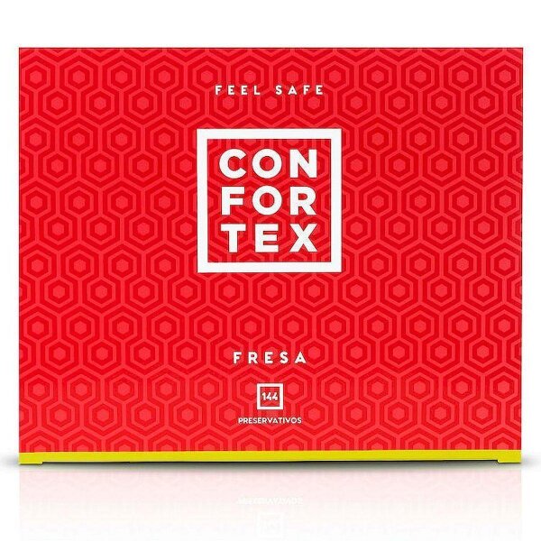 CONFORTEX PRESERVATIVOS FRESA CAJA 144 UDS