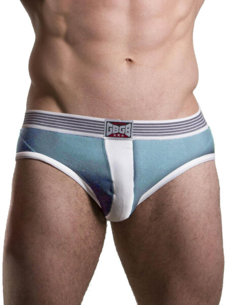 GBGB Theo Brief Underwear Sky Blue/White