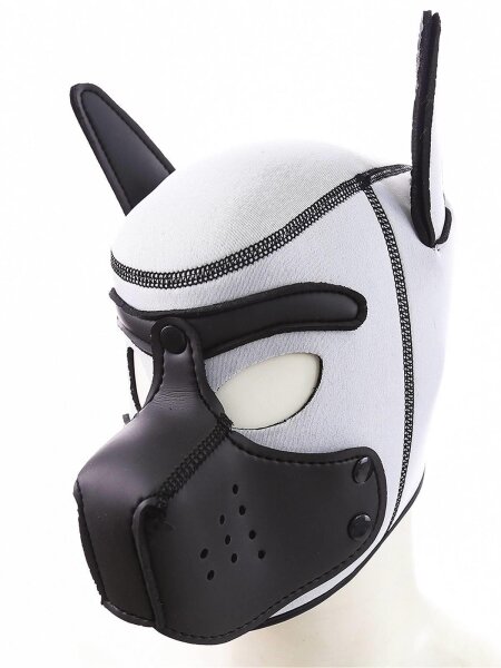 Rude Rider Neoprene Puppy Hood White/Black