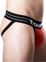 TitanMen Jockstrap Underwear Black/Red