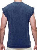 Supawear Terry Toweling Tank Top Navy