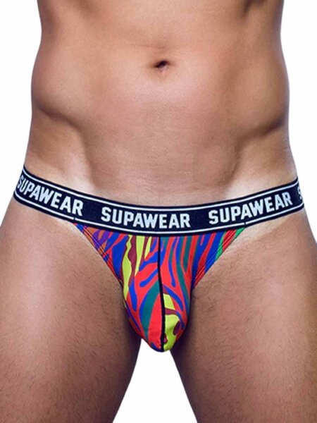 Supawear POW Thong Underwear Crimson Beast