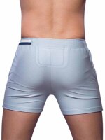 Supawear Full Lined Mesh Shorts Tight Fit Light Grey