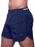 Supawear High Split Shorts Loose Fit Black Onyx