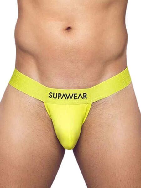 Supawear Neon Thong Underwear Cyber Lime