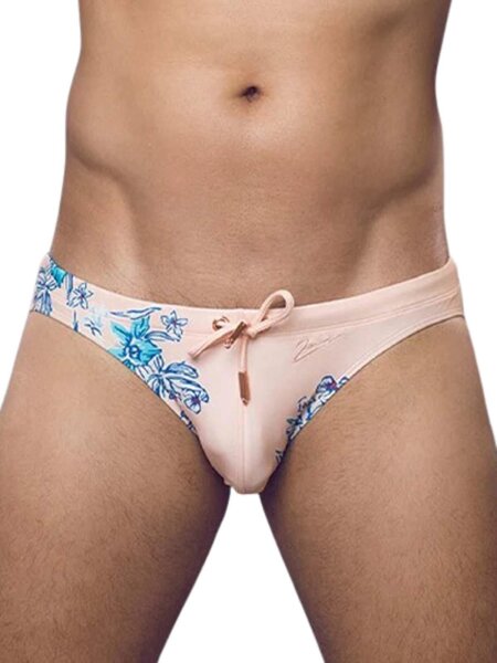 2Eros Print V20 Swim Briefs Swimwear Tahiti Peach