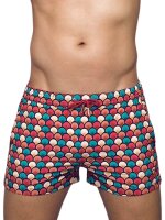 2Eros Print Swim Shorts S50 Retro Red