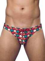 2Eros Print V20 Swim Briefs Swimwear Retro Red