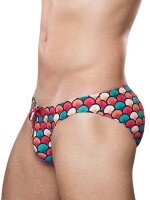 2Eros Print V20 Swim Briefs Swimwear Retro Red