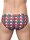 2Eros Print V20 Swim Briefs Swimwear Retro Red