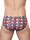 2Eros Print V10 Swim Brief Retro Red