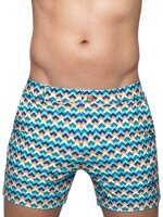 2Eros Print Bondi Shorts S60 Swimwear Chevy Blue