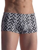 Olaf Benz Beachpants BLU1856 Swimwear ZigZag Black/White