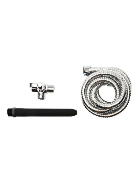 Sport Fucker Shower Kit with Anal Shower Nozzle 6 inch Black