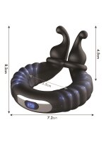 Rude Rider Vibrating Cockring Flex 10 Frequency