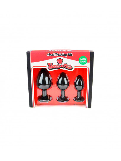 CANDY LUST JEWEL ANAL TRAINING KIT BLACK