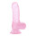 Leo transparent Pink Dildo