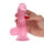 Leo transparent Pink Dildo