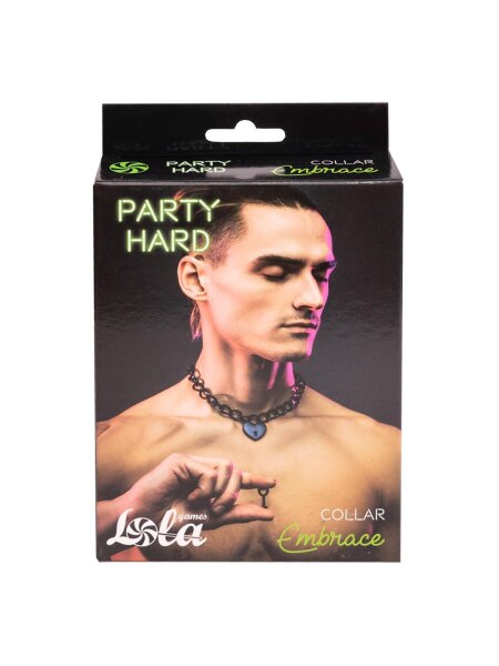 The collar Party Hard Embrace Black