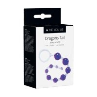 Me You Us Dragonz Tail Anal Beads Violet