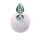 Anal plug Diamond Twinkle White