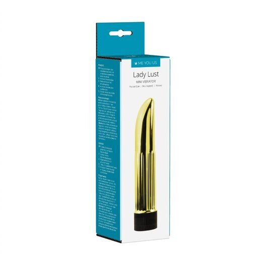 Me You Us Lady Lust Mini Vibrator Gold