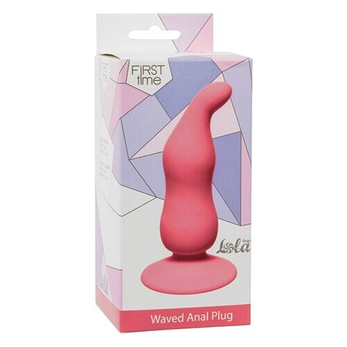 Anal Plug Waved Anal Plug Pink