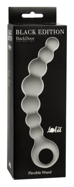 Anal beads Flexible Wand Grey