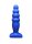 Anal stimulator Small Bubble Plug blue