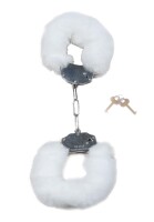 Handcuffs Fetish Boss Series - Furry Cuffs - White