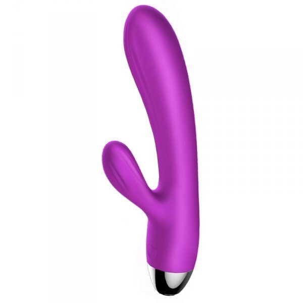 FOXSHOW Brilliant X7 Wibrator - Silicone Vibrator and Pulsator Purple USB