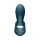 Foxshow - Vibrator - Silicone Ring Blue USB 7 Function