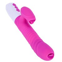 Foxshow - Vibrator - Silicone Vibrator USB 7 Function and...