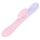 Foxshow - Vibrator - Silicone Vibrator USB 7 Function and Thrusting Function / Heating, pink