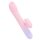 Foxshow - Vibrator - Silicone Vibrator USB 7 Function and Thrusting Function / Heating, pink