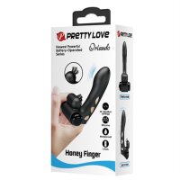 Pretty Love Orlando Honey Finger Vibrator Black