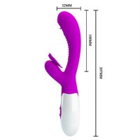 Pretty Love Moth Clitoris Vibrator Purple