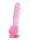 Transparent dildo Intergalactic Luminous Pink